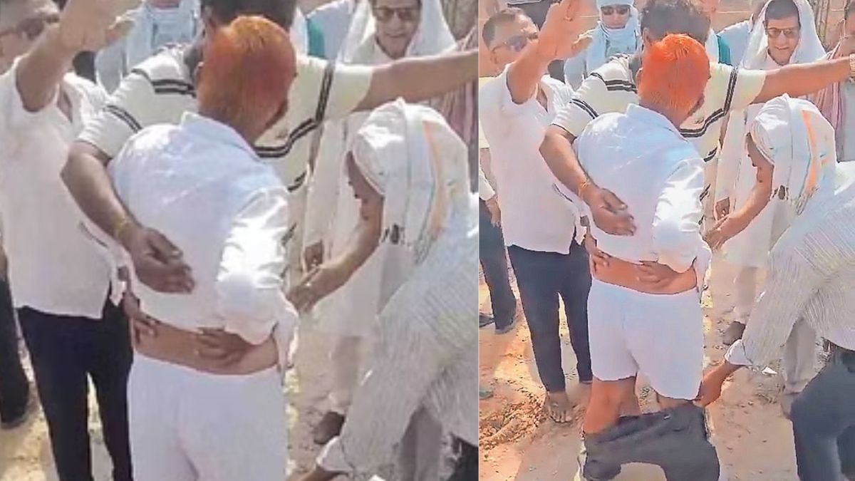 AEN took off his pants in front of villagers in Sikar; Here’s what happend