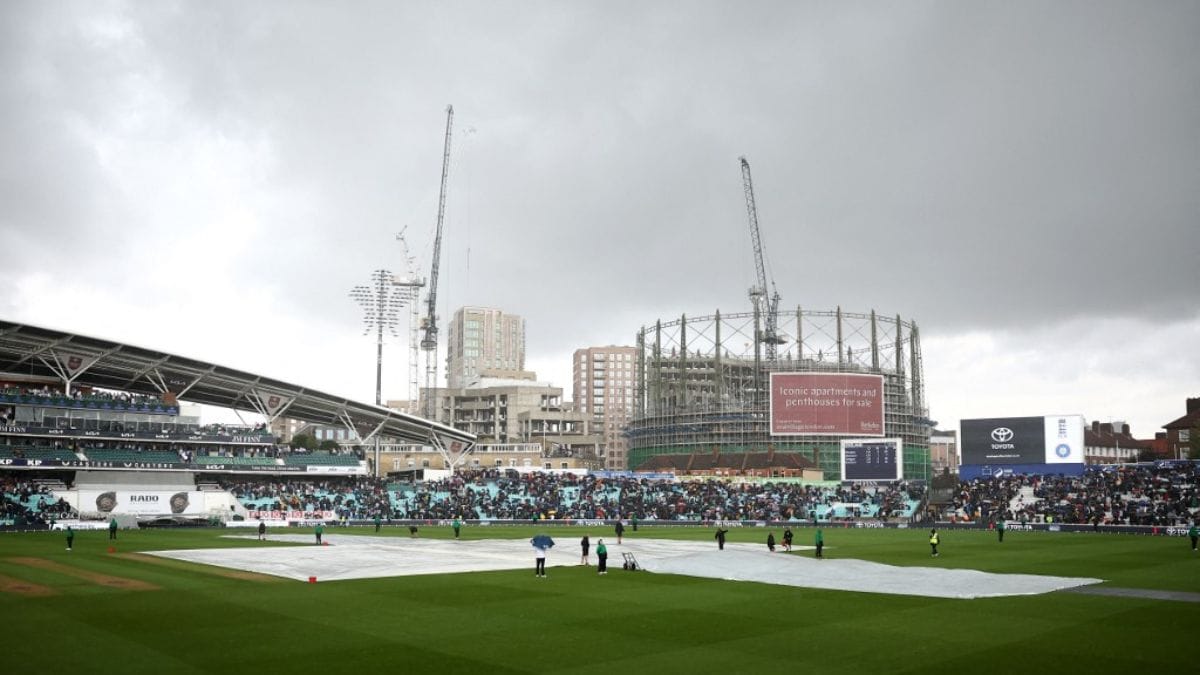 India 72/2 at lunch as rain delays second session; play to resume at 7:30 PM IST